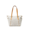 Shoulder Bag Totally PM Ivory Damier Azur
