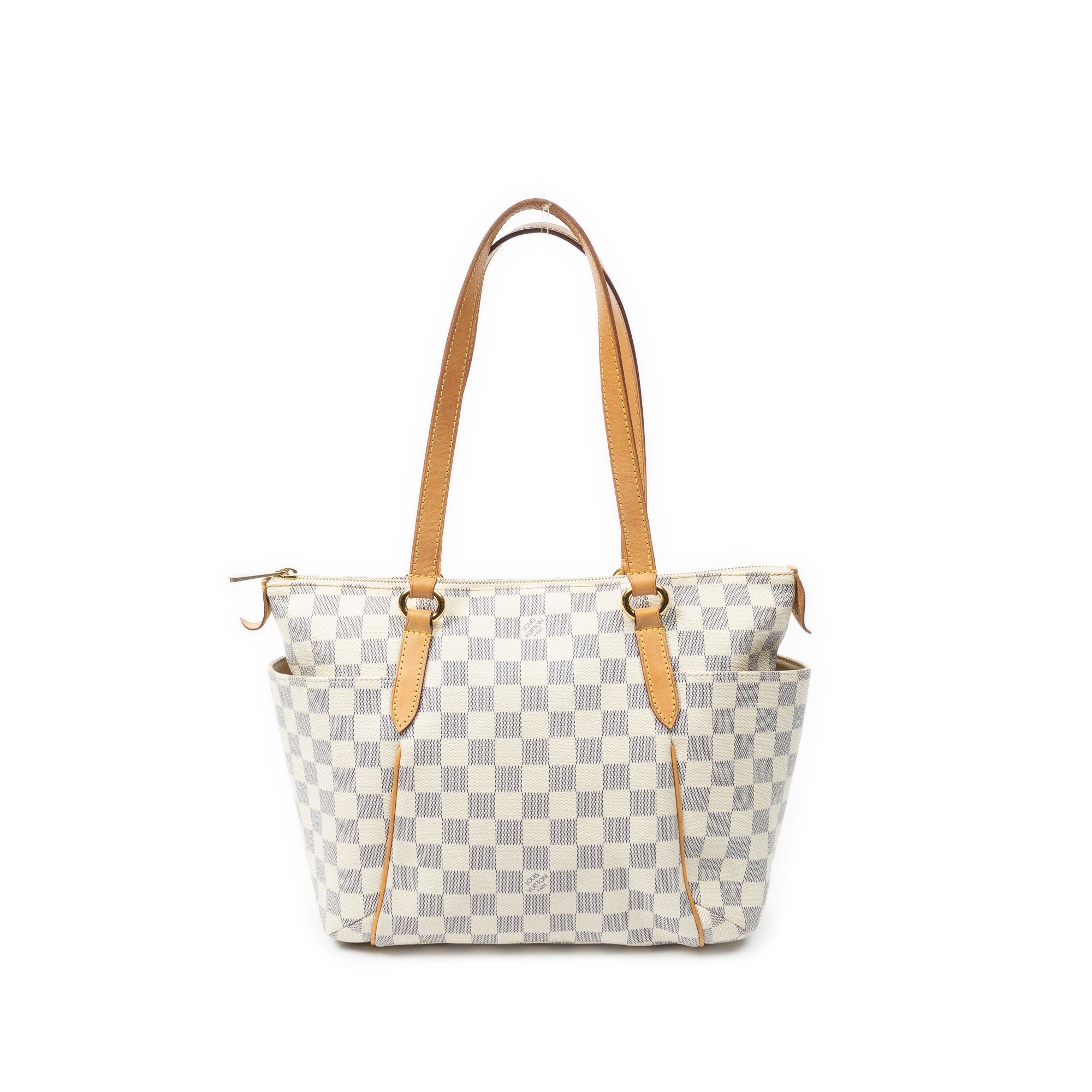 Shoulder Bag Totally PM Ivory Damier Azur