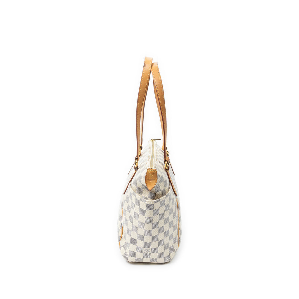 Shoulder Bag Totally PM Ivory Damier Azur