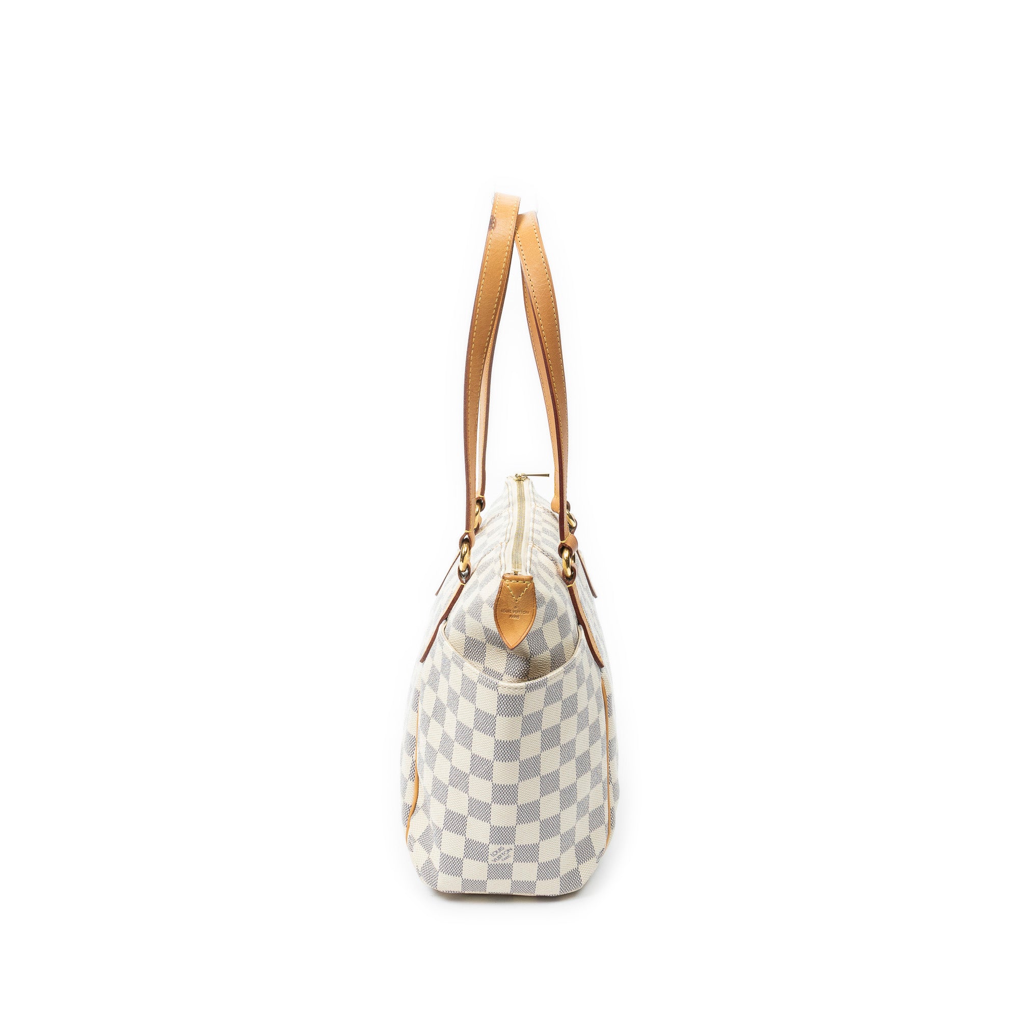 Shoulder Bag Totally PM Ivory Damier Azur