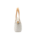 Shoulder Bag Totally PM Ivory Damier Azur