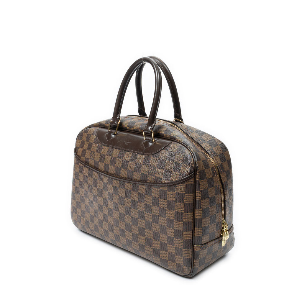 Handbag Deauville Brown Damier Ebene