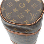 Handbag Papillon 30 Brown Monogram Canvas
