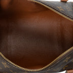 Handbag Papillon 30 Brown Monogram Canvas