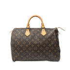 Handbag Speedy 35 Brown Monogram Canvas