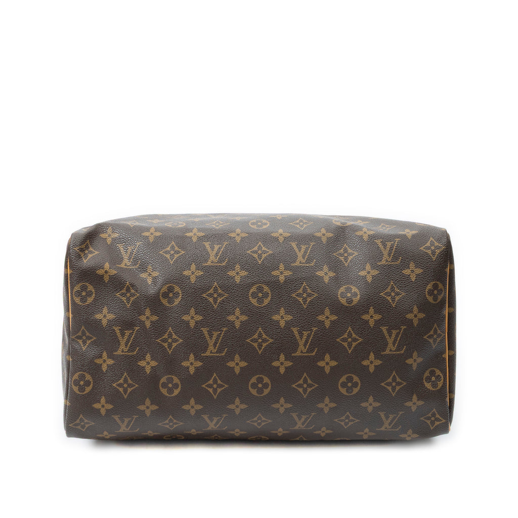Handbag Speedy 35 Brown Monogram Canvas