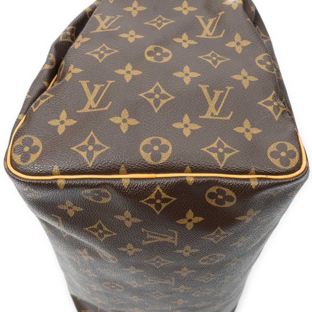 Handbag Speedy 35 Brown Monogram Canvas