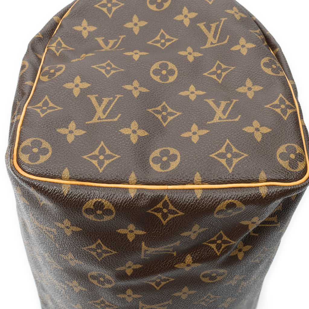 Handbag Speedy 35 Brown Monogram Canvas