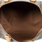 Handbag Speedy 35 Brown Monogram Canvas