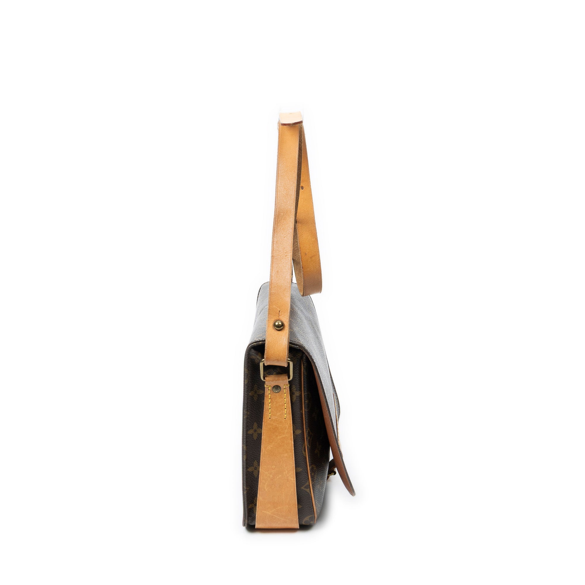 Shoulder Bag Cartouchiere GM Brown Monogram Canvas