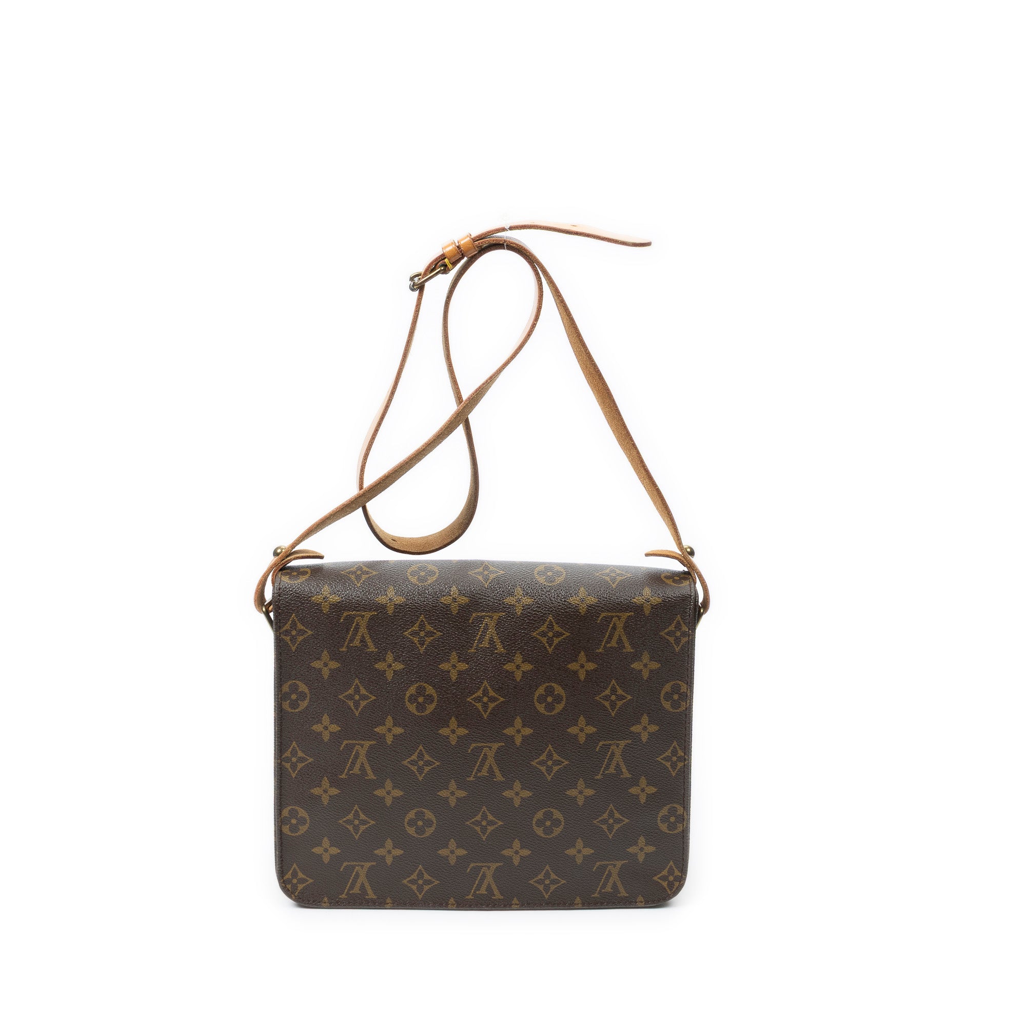 Shoulder Bag Cartouchiere GM Brown Monogram Canvas