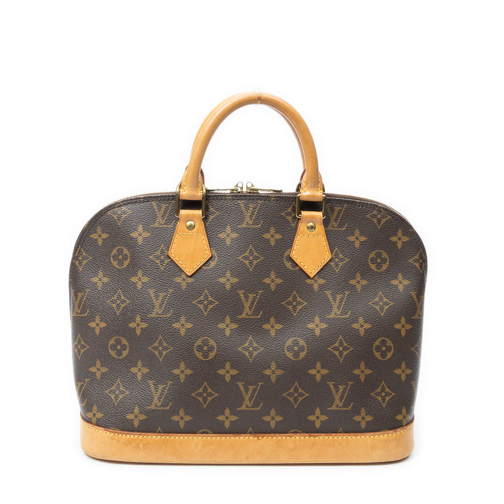 Handbag Alma PM Brown Monogram Canvas