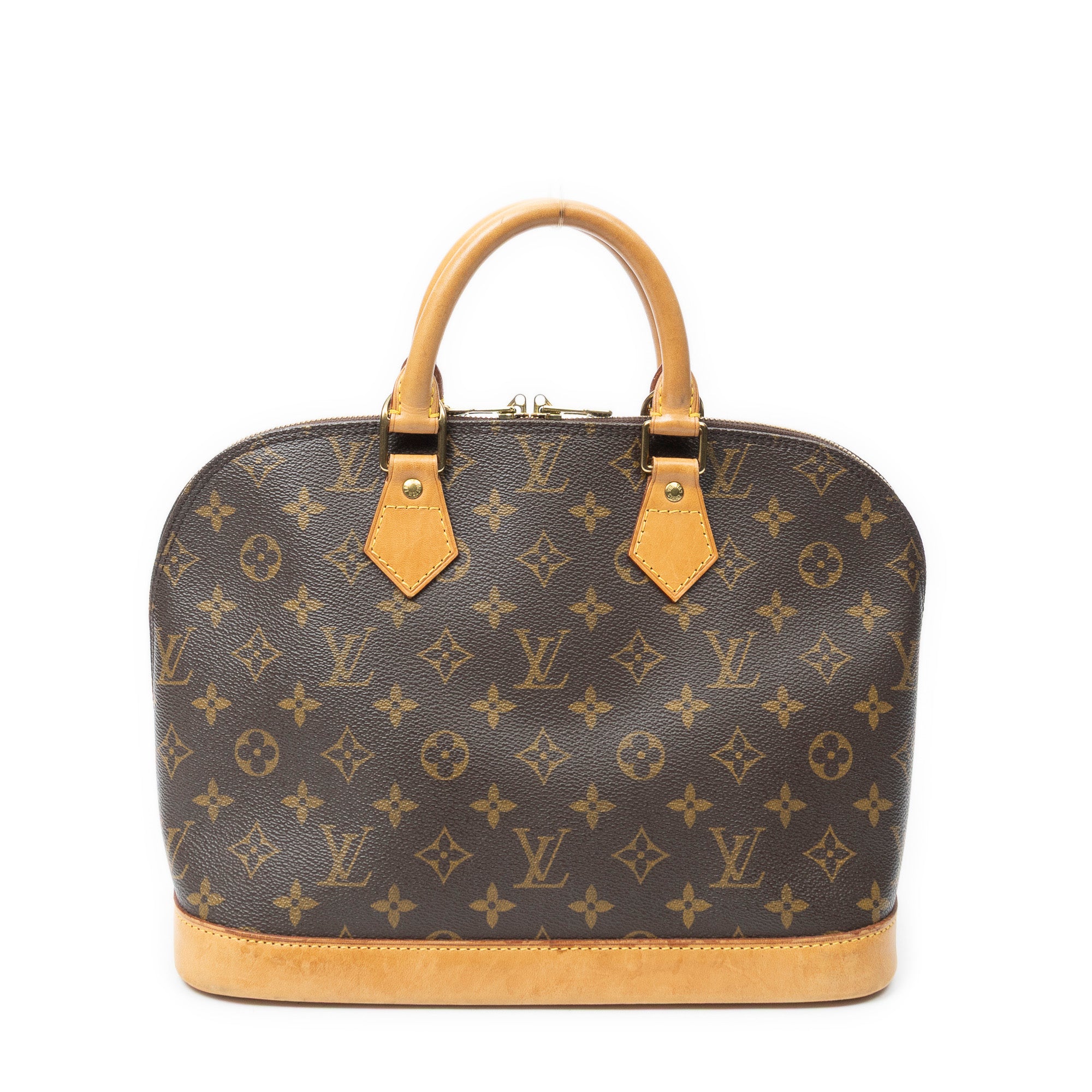 Handbag Alma PM Brown Monogram Canvas