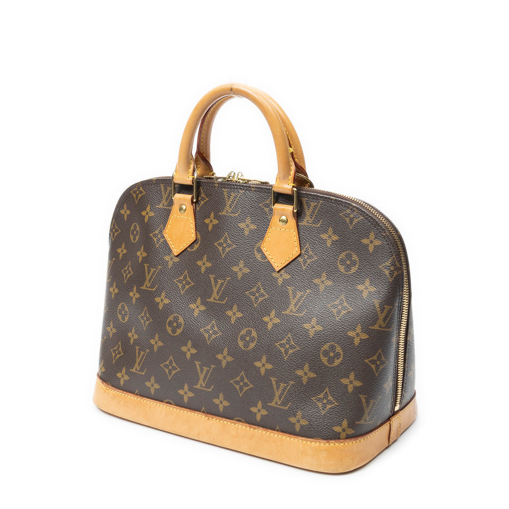 Handbag Alma PM Brown Monogram Canvas