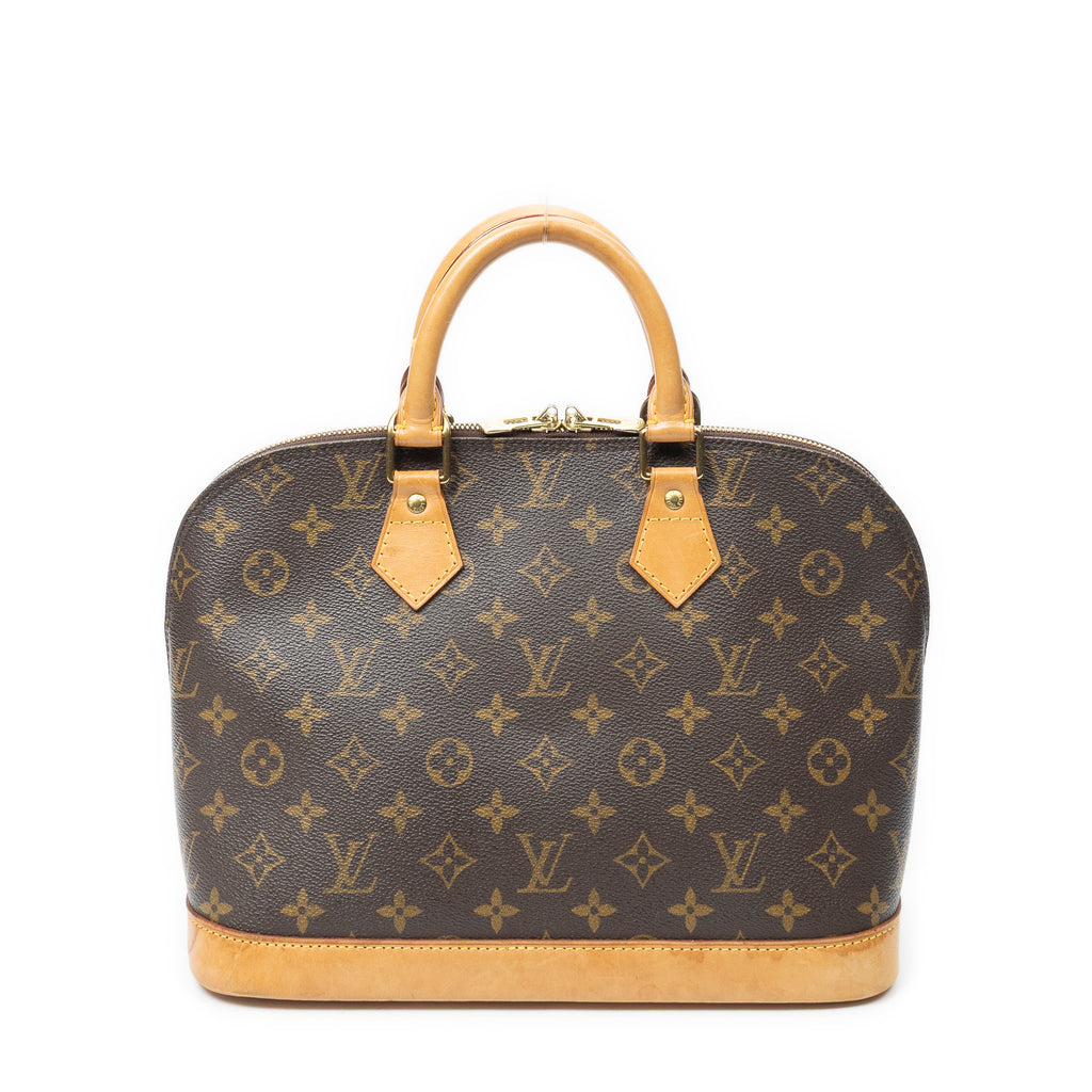 Handbag Alma PM Brown Monogram Canvas