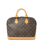 Handbag Alma PM Brown Monogram Canvas