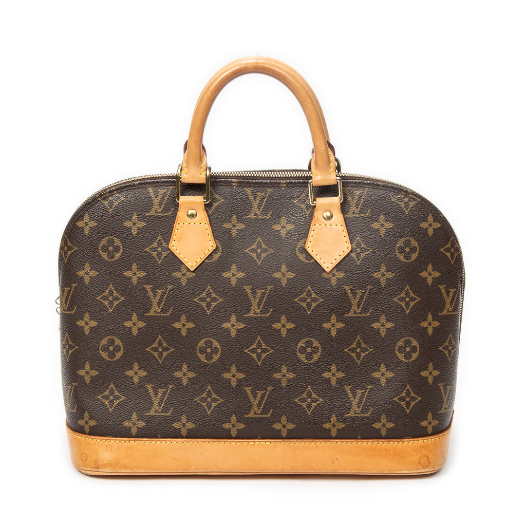 Handbag Alma PM Brown Monogram Canvas