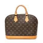 Handbag Alma PM Brown Monogram Canvas