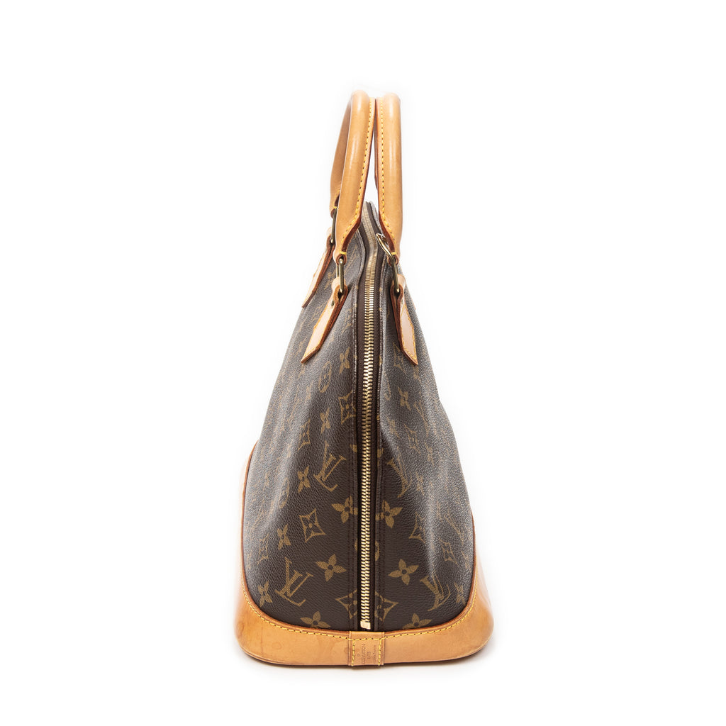 Handbag Alma PM Brown Monogram Canvas