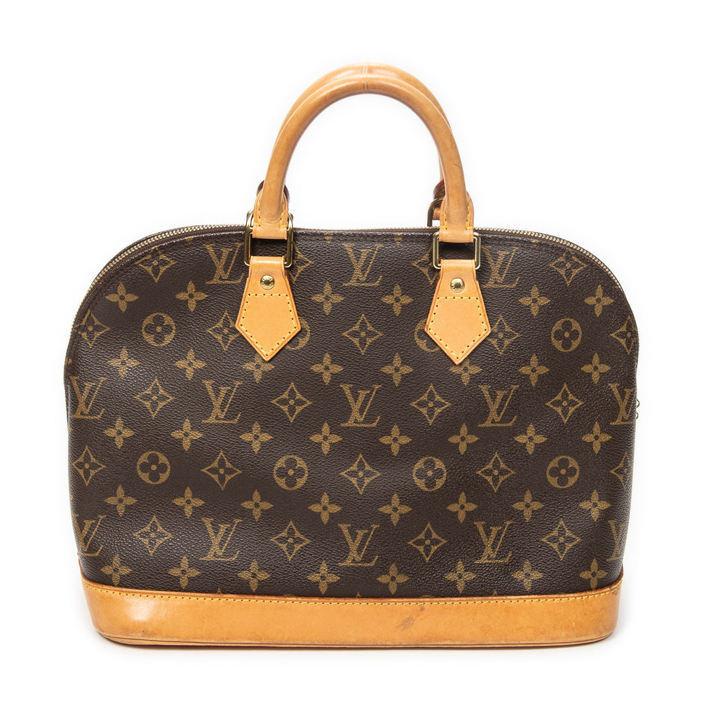 Handbag Alma PM Brown Monogram Canvas