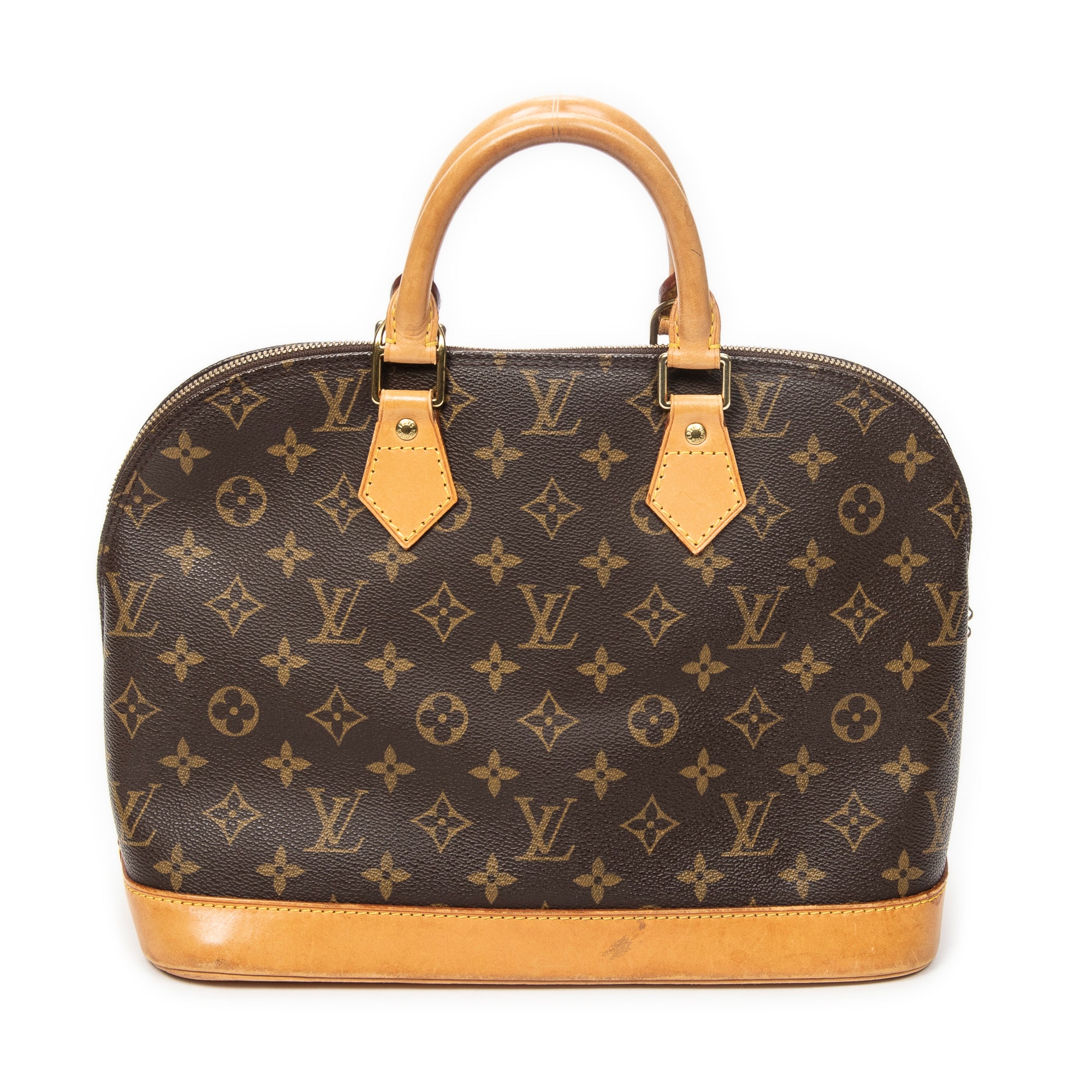 Handbag Alma PM Brown Monogram Canvas