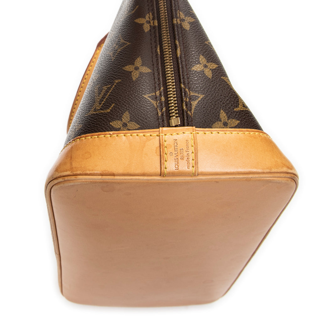 Handbag Alma PM Brown Monogram Canvas