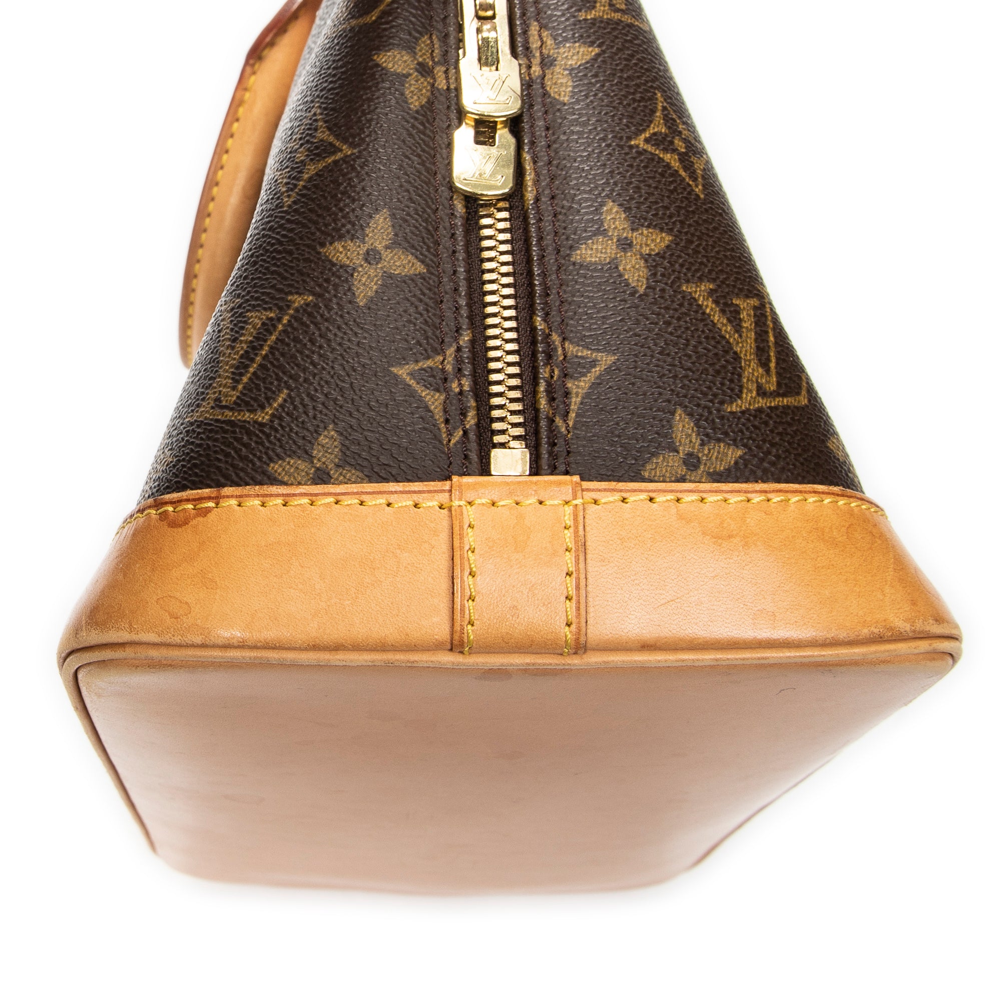Handbag Alma PM Brown Monogram Canvas