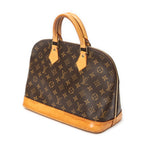 Handbag Alma PM Brown Monogram Canvas