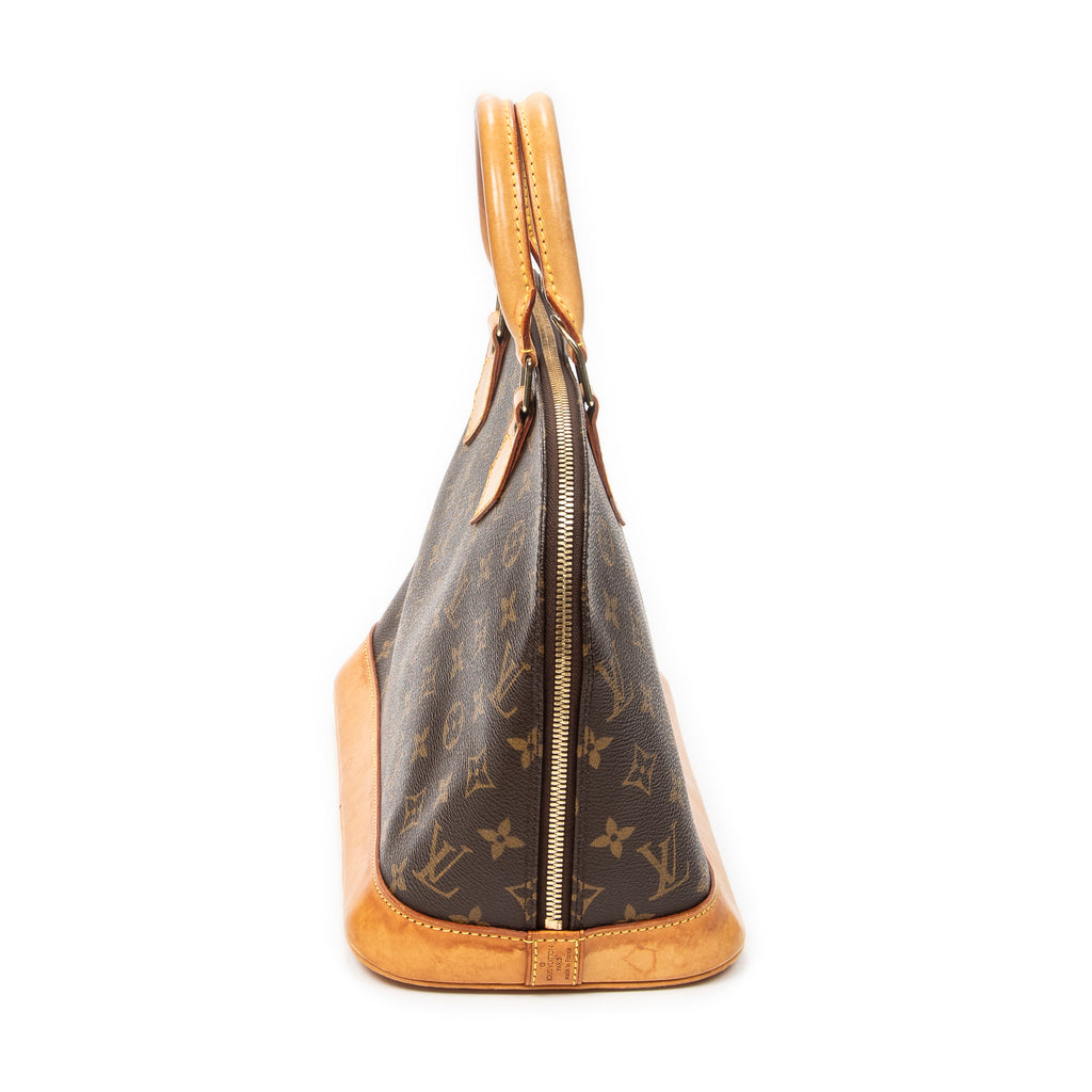Handbag Alma PM Brown Monogram Canvas