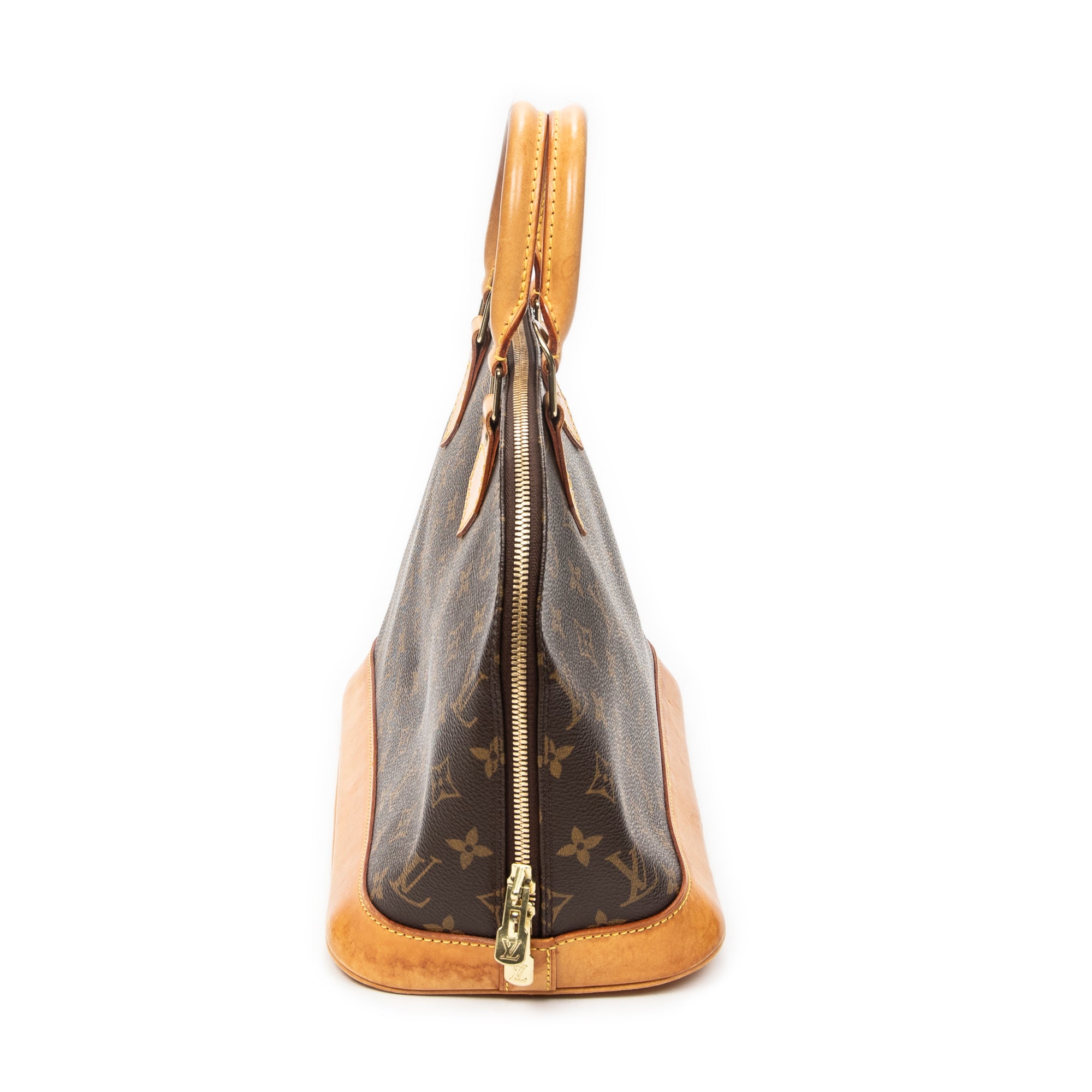 Handbag Alma PM Brown Monogram Canvas