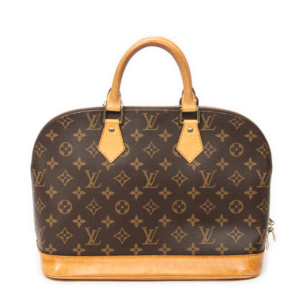 Handbag Alma PM Brown Monogram Canvas