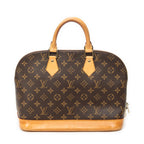 Handbag Alma PM Brown Monogram Canvas