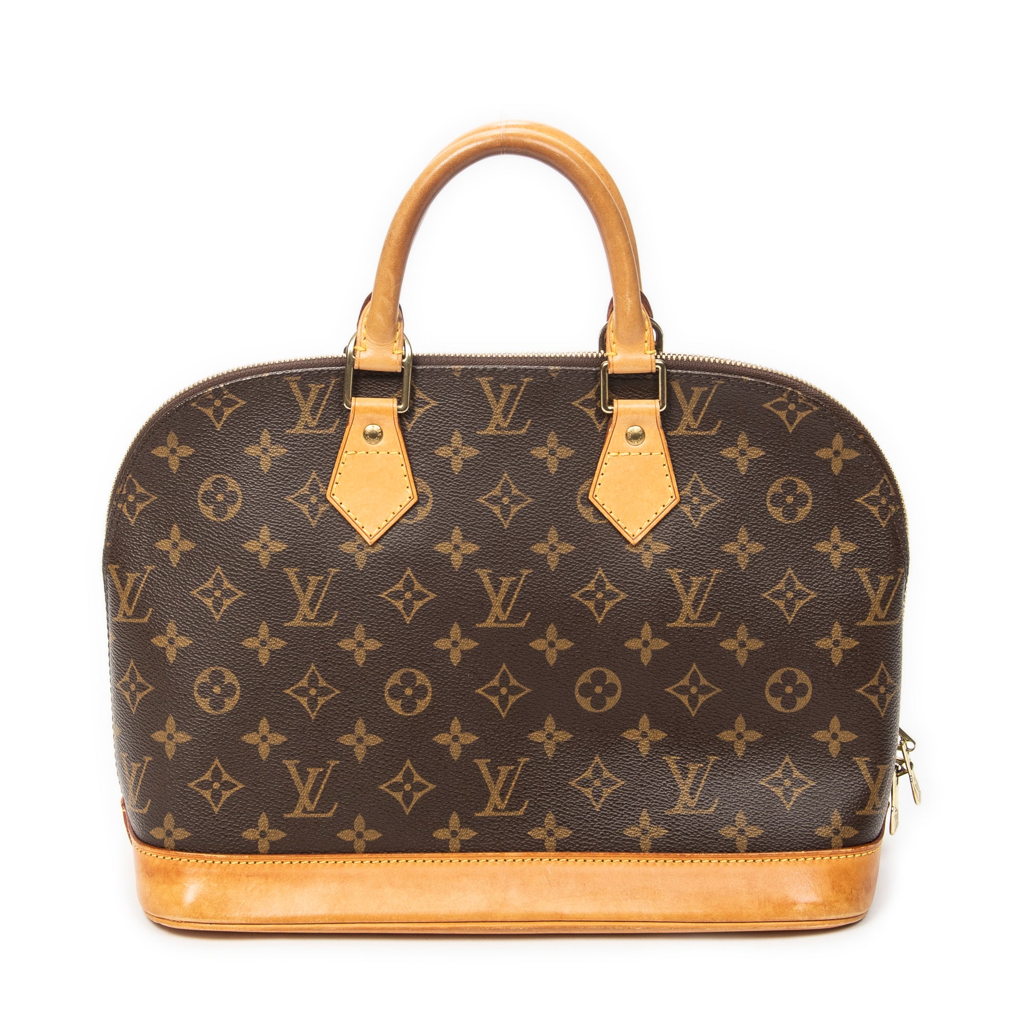 Handbag Alma PM Brown Monogram Canvas