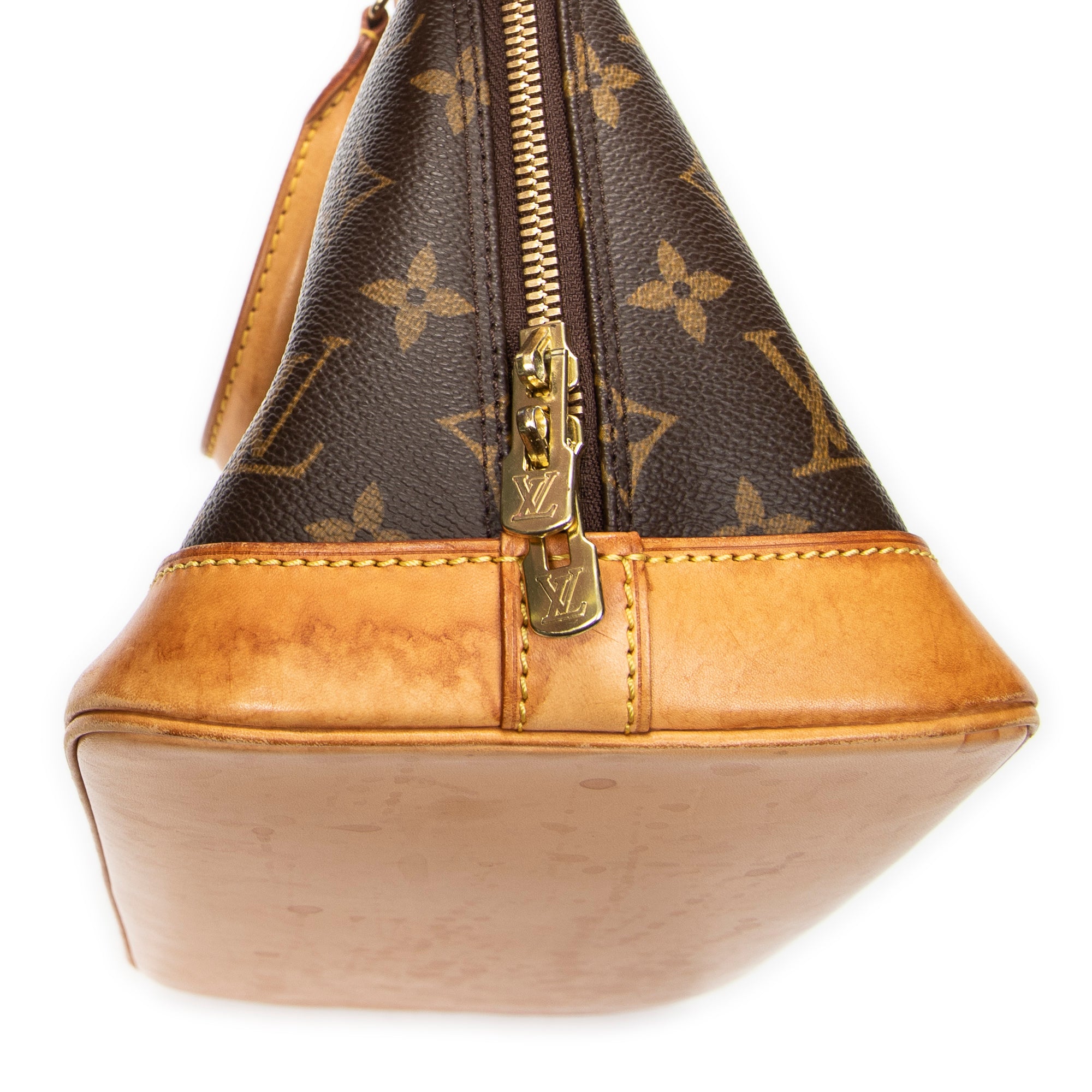 Handbag Alma PM Brown Monogram Canvas