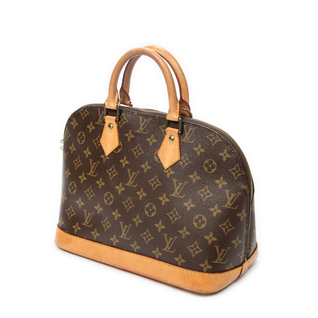 Handbag Alma PM Brown Monogram Canvas