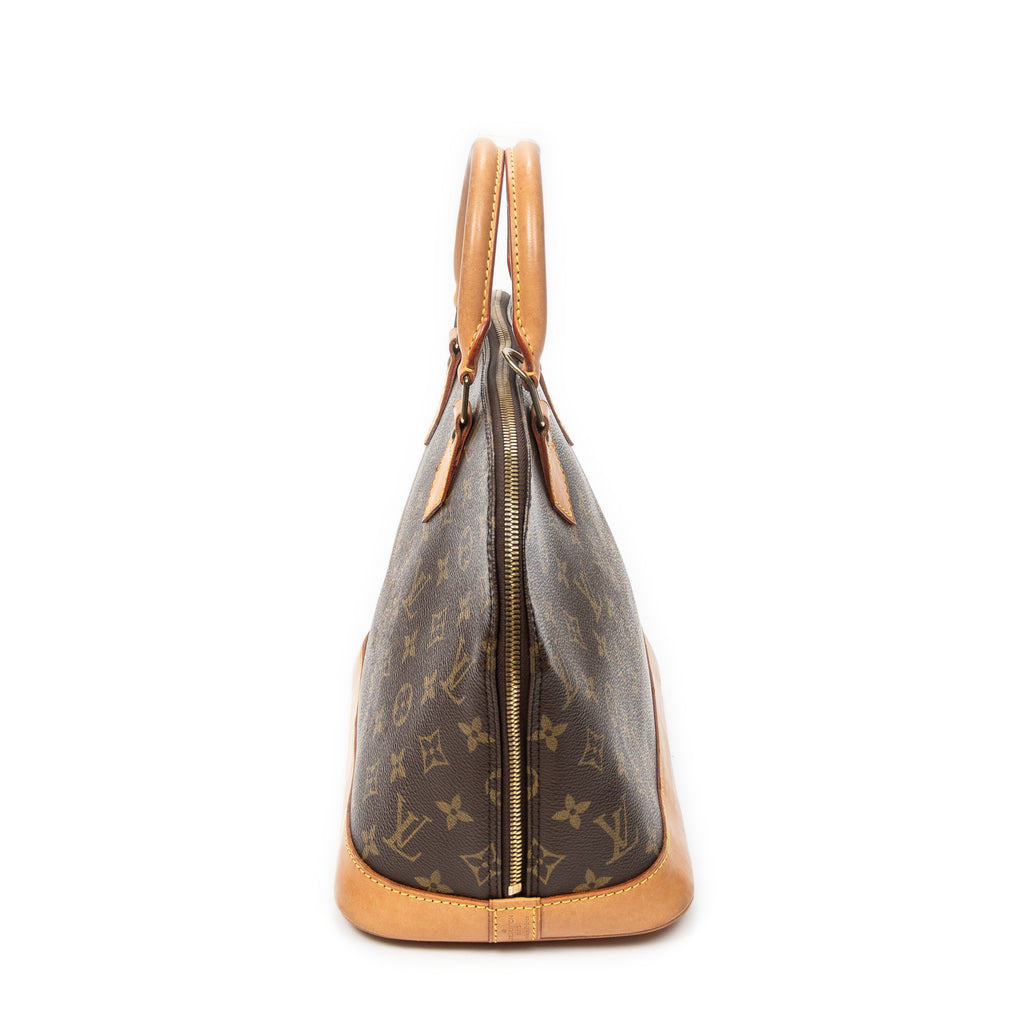 Handbag Alma PM Brown Monogram Canvas