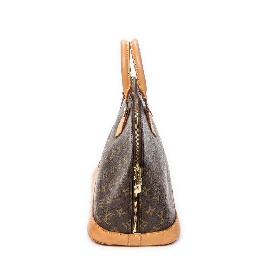Handbag Alma PM Brown Monogram Canvas