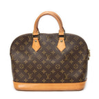 Handbag Alma PM Brown Monogram Canvas