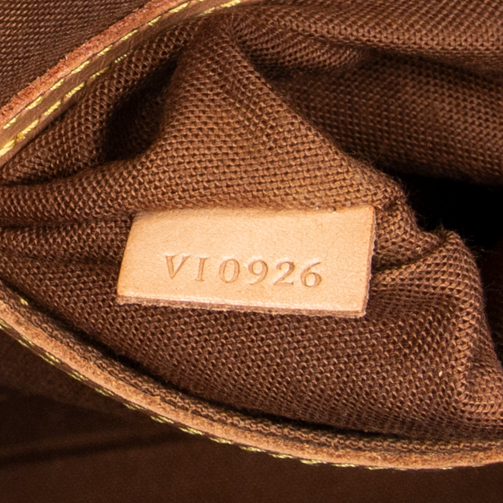 Handbag Alma PM Brown Monogram Canvas