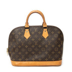 Handbag Alma PM Brown Monogram Canvas