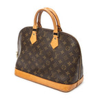 Handbag Alma PM Brown Monogram Canvas