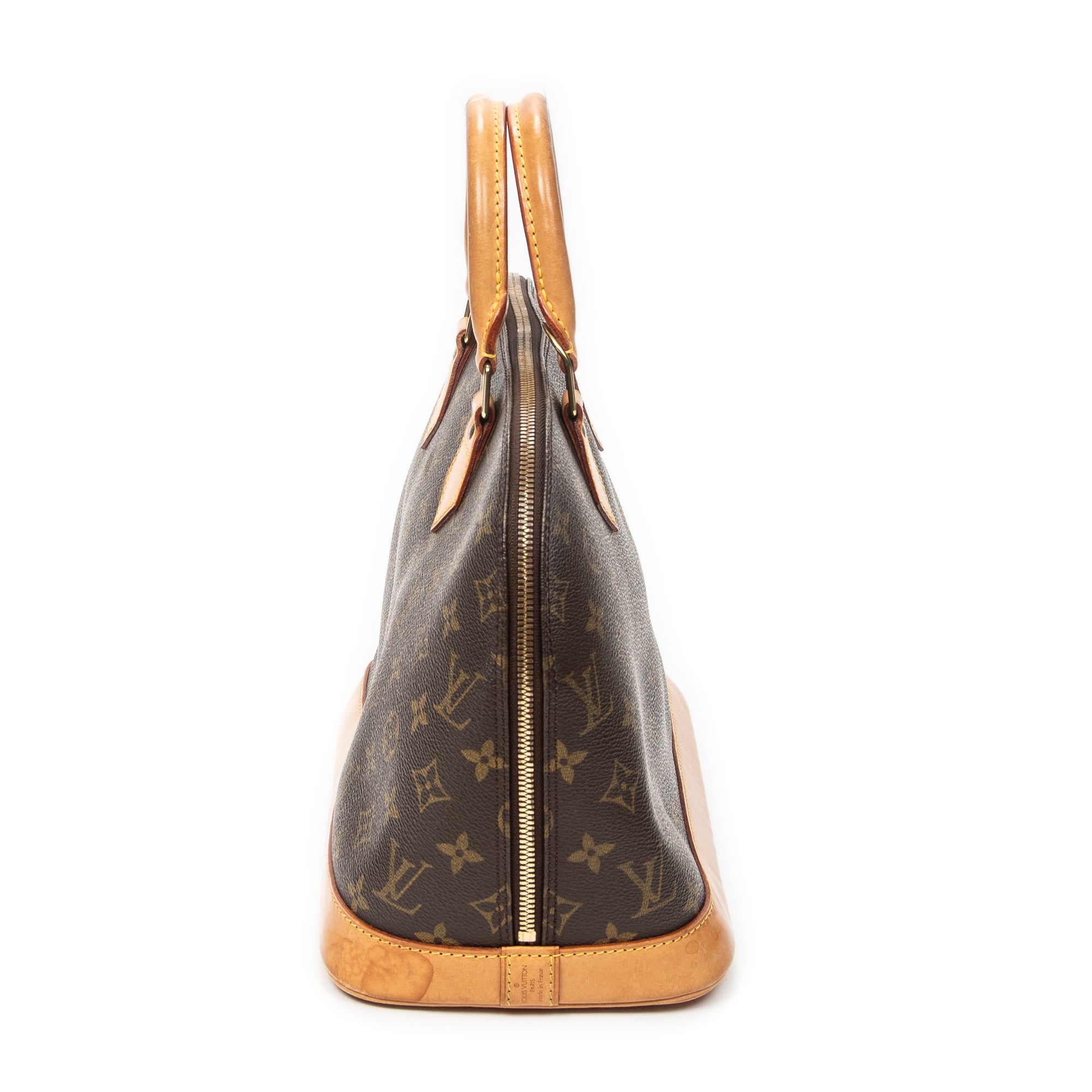 Handbag Alma PM Brown Monogram Canvas