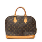 Handbag Alma PM Brown Monogram Canvas