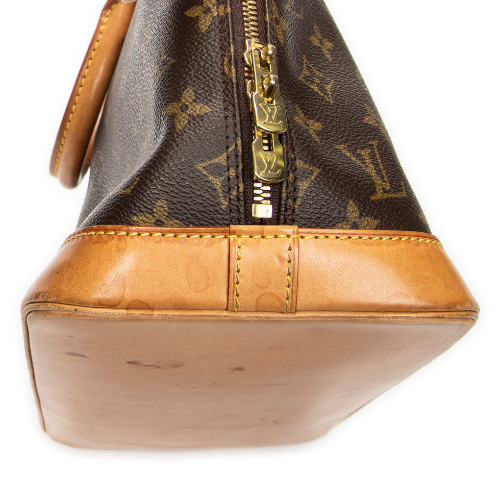 Handbag Alma PM Brown Monogram Canvas