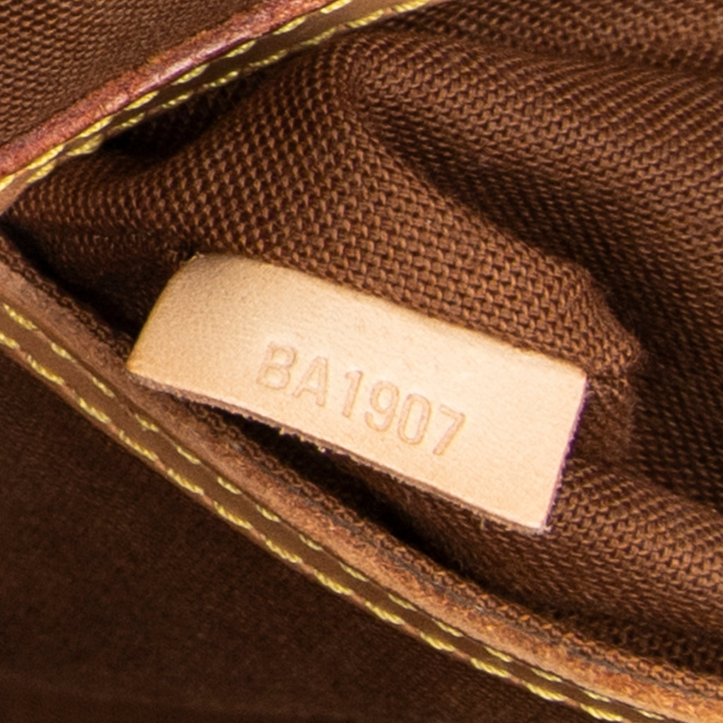 Handbag Alma PM Brown Monogram Canvas