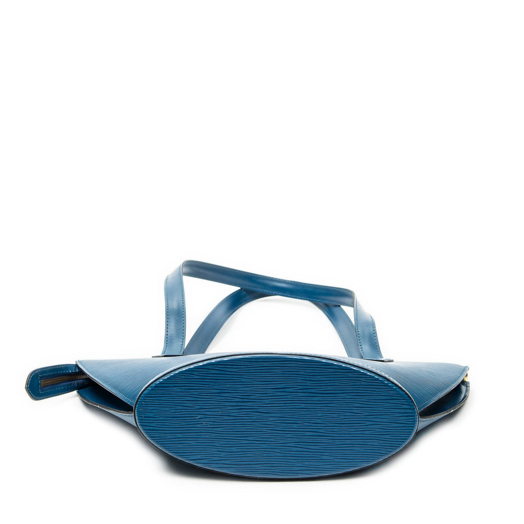 Shoulder Bag St-Jacques Long Straps PM Blue Epi