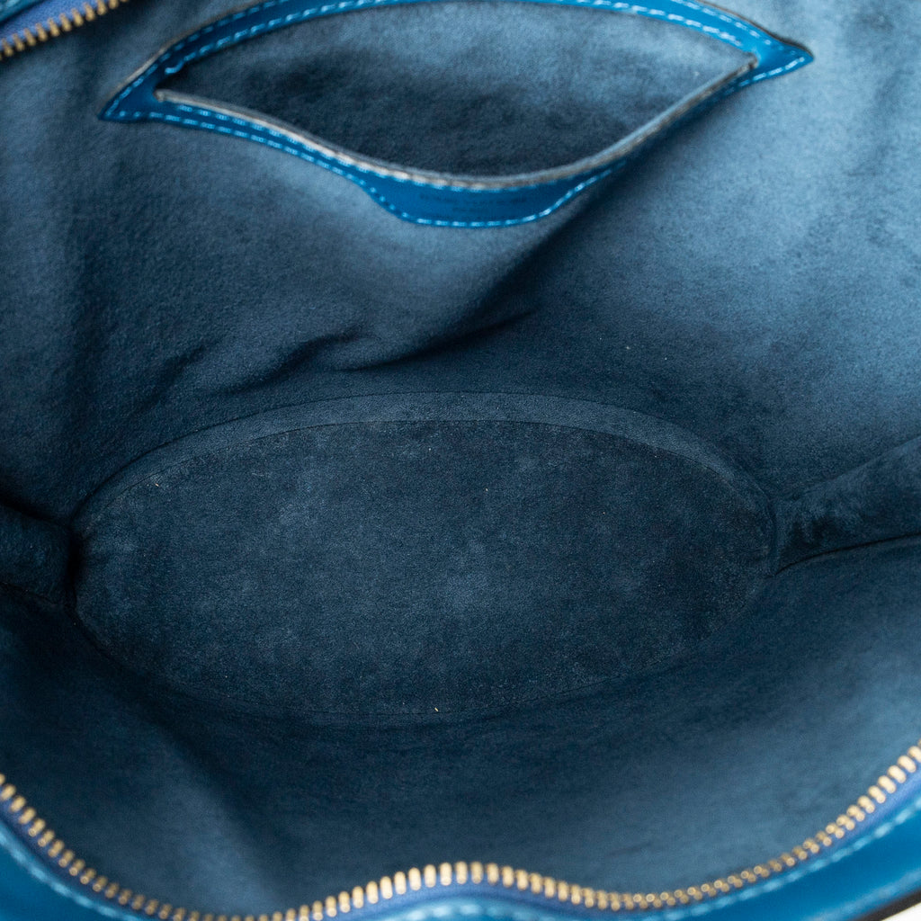 Handbag St-Jacques PM Blue Epi
