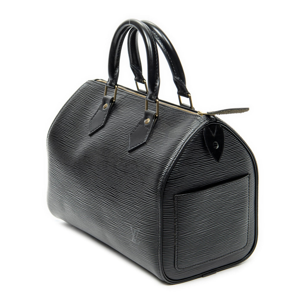 Handbag Speedy 25 Black Epi