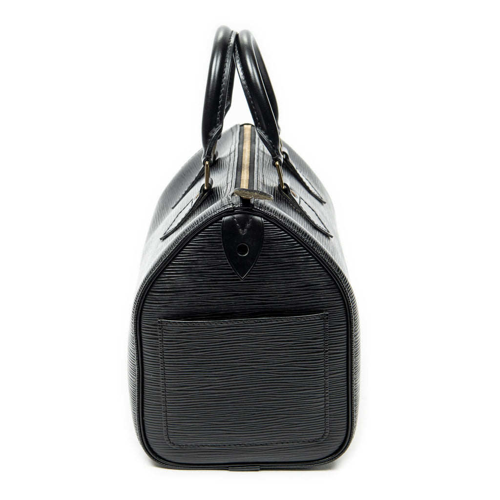 Handbag Speedy 25 Black Epi