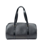Shoulder Bag Soufflot Black Epi